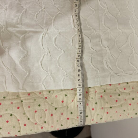 kate spade | European Sham | White Puckered Scallop | 26x26" - Picture 4 of 5